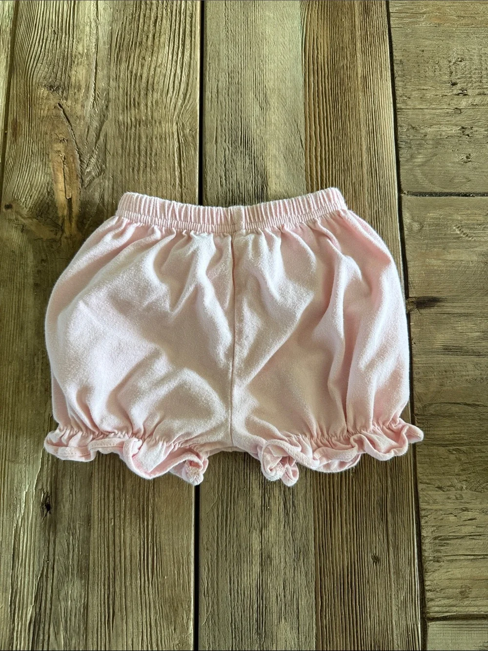 Trotter Street Kids Pink Ruffle Baby Bloomers - 9 months